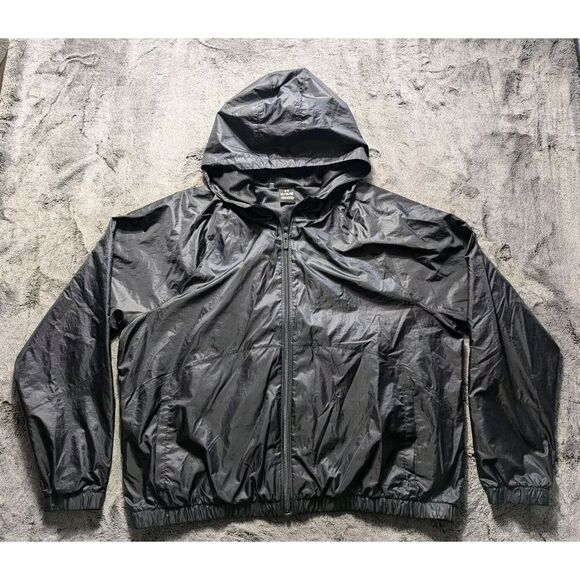 Under Armour Jackets & Blazers - Under Armour Full Zip Sport Style Hooded Windbreaker Women's Size XL Black
